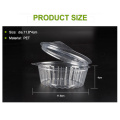 Lowest price wholesale plastic disposable food container with dome lid